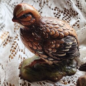 Vintage Quail Set Of 2 Ardco 0~2354